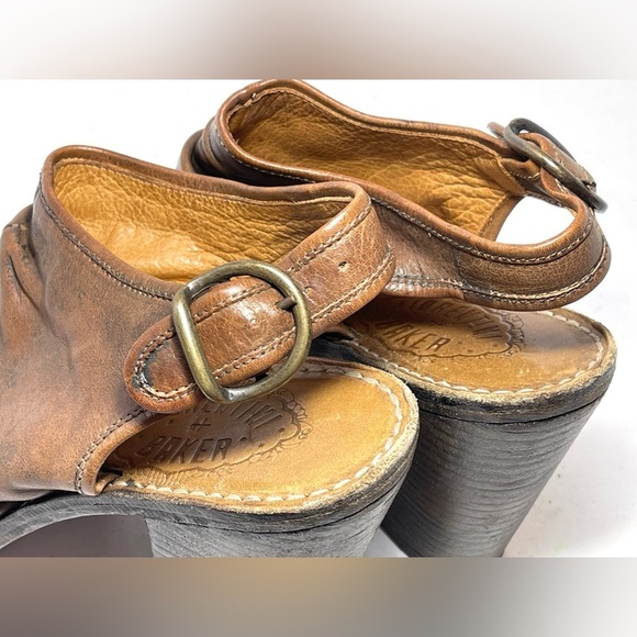 FIORENTINI + BAKER Women’s Open Toe Block Heel Mules Size EU 40 (10 USA) - Picture 13 of 15